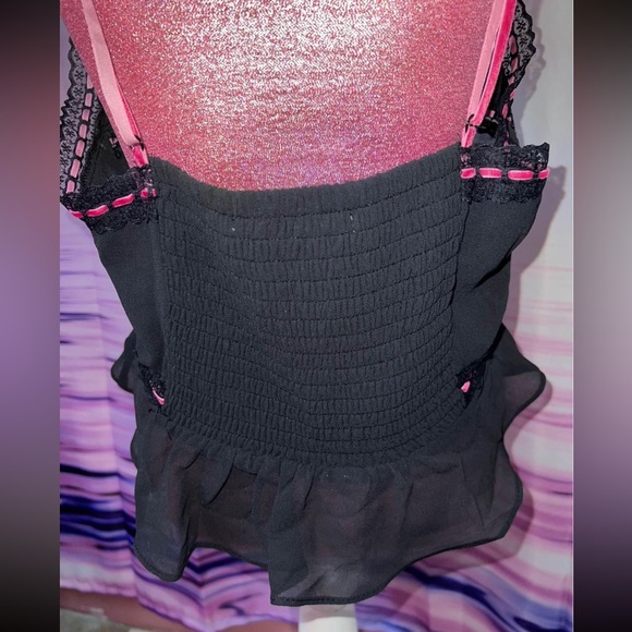 urban outfitters tie up mesh top - Picture 4 of 4